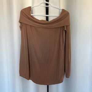 Abercrombie off shoulder knit